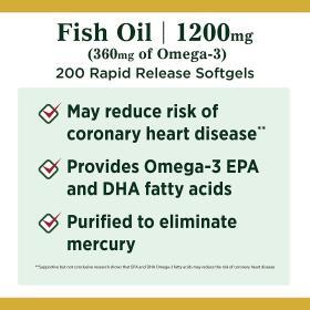 Nature’s Bounty Fish Oil Omega 3 Supplements – Buy Online at AbmarketX