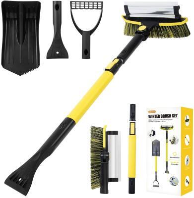 GEJRIO 5‑in‑1 Extendable Snow Brush & Ice Scraper – Buy Online at AbmarketX