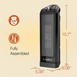 Lasko CT16450 1500 W Oscillating Ceramic Space Heater – Buy Online at AbmarketX