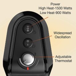 Lasko CT16450 1500 W Oscillating Ceramic Space Heater – Buy Online at AbmarketX