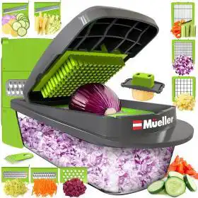 Mueller Pro‑Series 10‑in‑1 8‑Blade Vegetable Chopper – Buy Online at AbmarketX