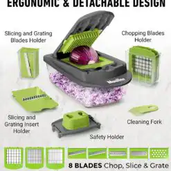 Mueller Pro‑Series 10‑in‑1 8‑Blade Vegetable Chopper – Buy Online at AbmarketX