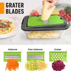 Mueller Pro‑Series 10‑in‑1 8‑Blade Vegetable Chopper – Buy Online at AbmarketX