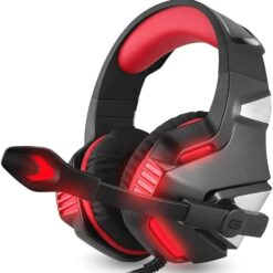 OJOINK Gaming Headset with Microphone (Red) – Buy Online at AbmarketX
