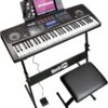 RockJam 61‑Key Touch Display Keyboard Piano Kit – Buy Online at AbmarketX