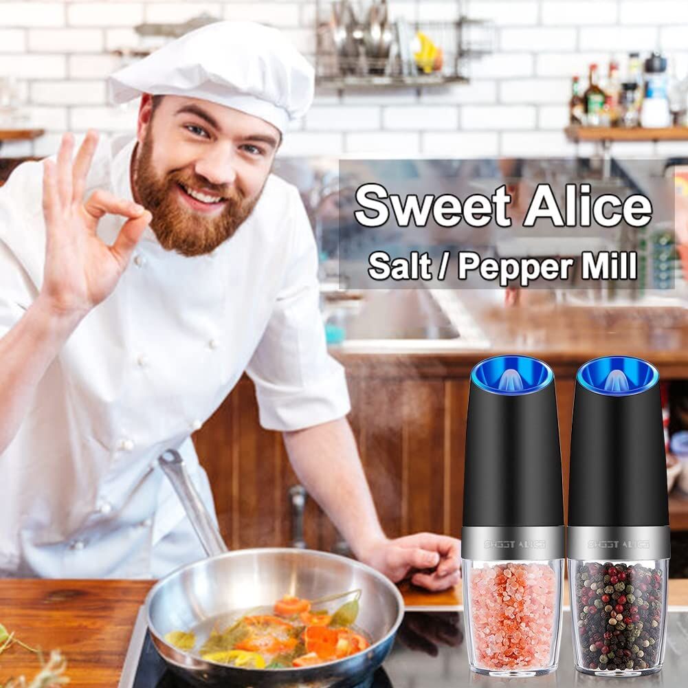 Sweet Alice Gravity Electric Salt/Pepper Grinder – Buy Online at AbmarketX
