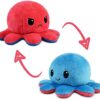 TeeTurtle Original Reversible Octopus Plushie – Blue+Red – Buy Online at AbmarketX