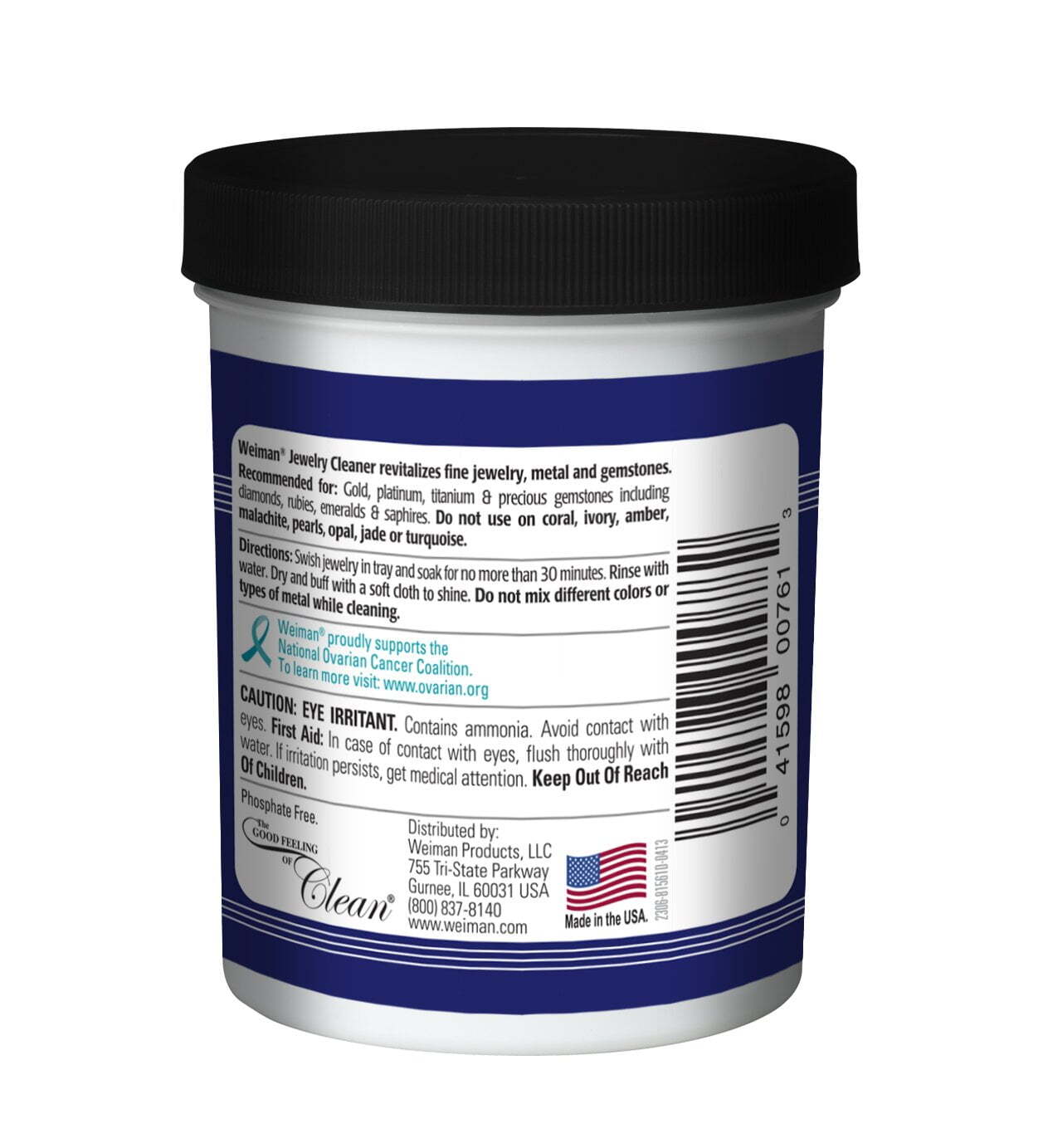 Weiman Fine Jewelry Cleaner Liquid – 6 oz with Brush – Buy Online at AbmarketX
