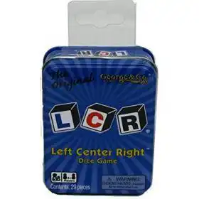 LCR® Left Center Right™ Dice Game – Blue Tin – Buy Online at AbmarketX