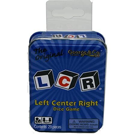 LCR® Left Center Right™ Dice Game – Blue Tin – Buy Online at AbmarketX