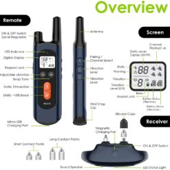 NVK TC20 Dog Shock Collar with Remote – Buy Online at AbmarketX