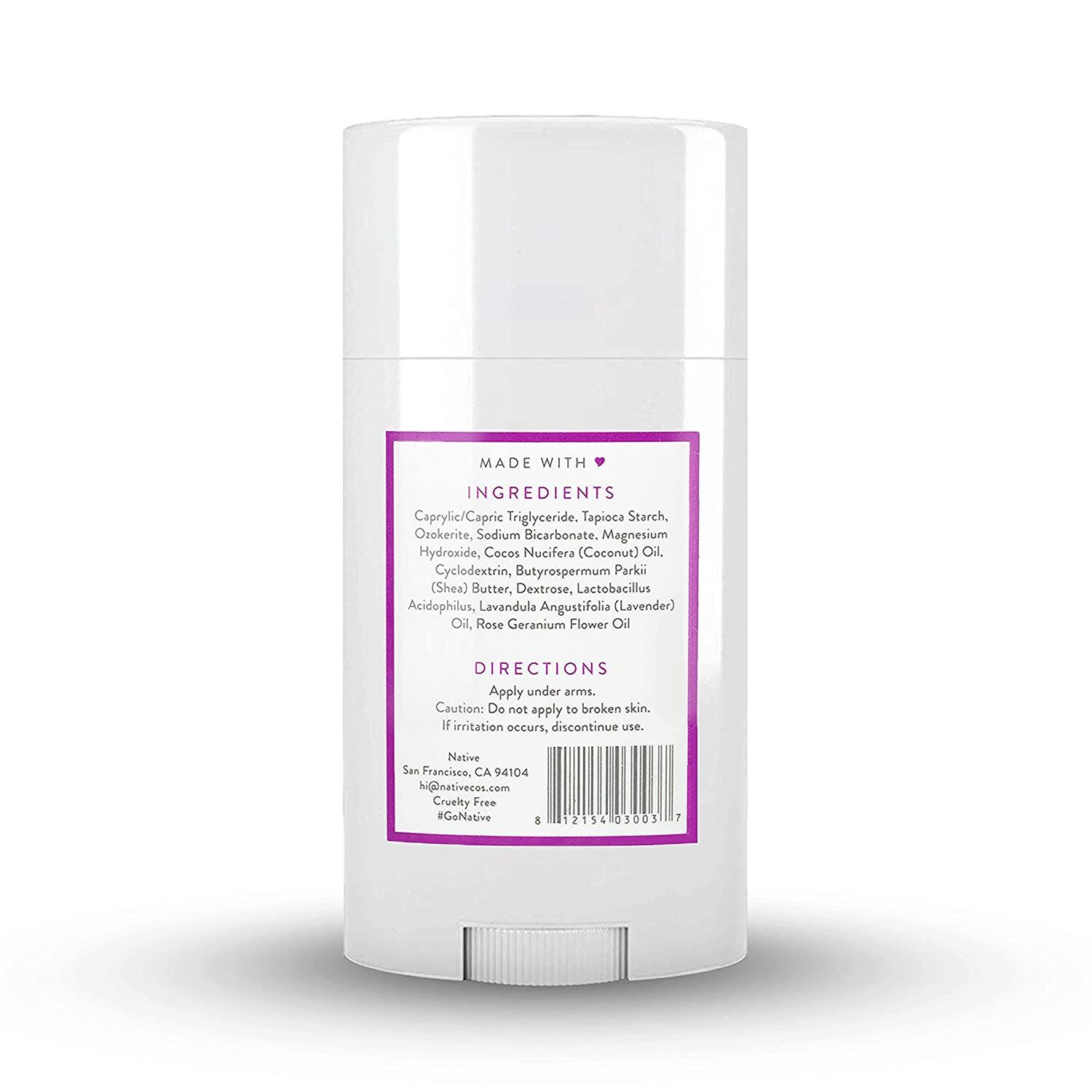 Native Deodorant |  Lavender & Rose deodorant - Image 3