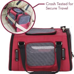Gen7Pets Commuter Pet Carrier & Car Seat – Red/Black – Buy Online at AbmarketX