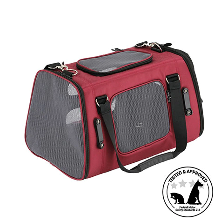 Gen7Pets Commuter Pet Carrier & Car Seat – Red/Black