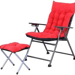 XZGDEN Lightweight Portable Folding Deck Chair – Red – Buy Online at AbmarketX