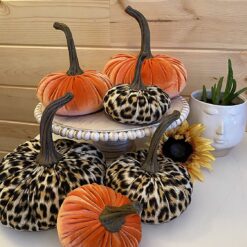 Gresorth Velvet Pumpkins Set – Assorted Orange Sizes – Buy Online at AbmarketX
