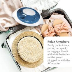 Homedics SoundSleep Travel White Noise Machine – Blue – Buy Online at AbmarketX