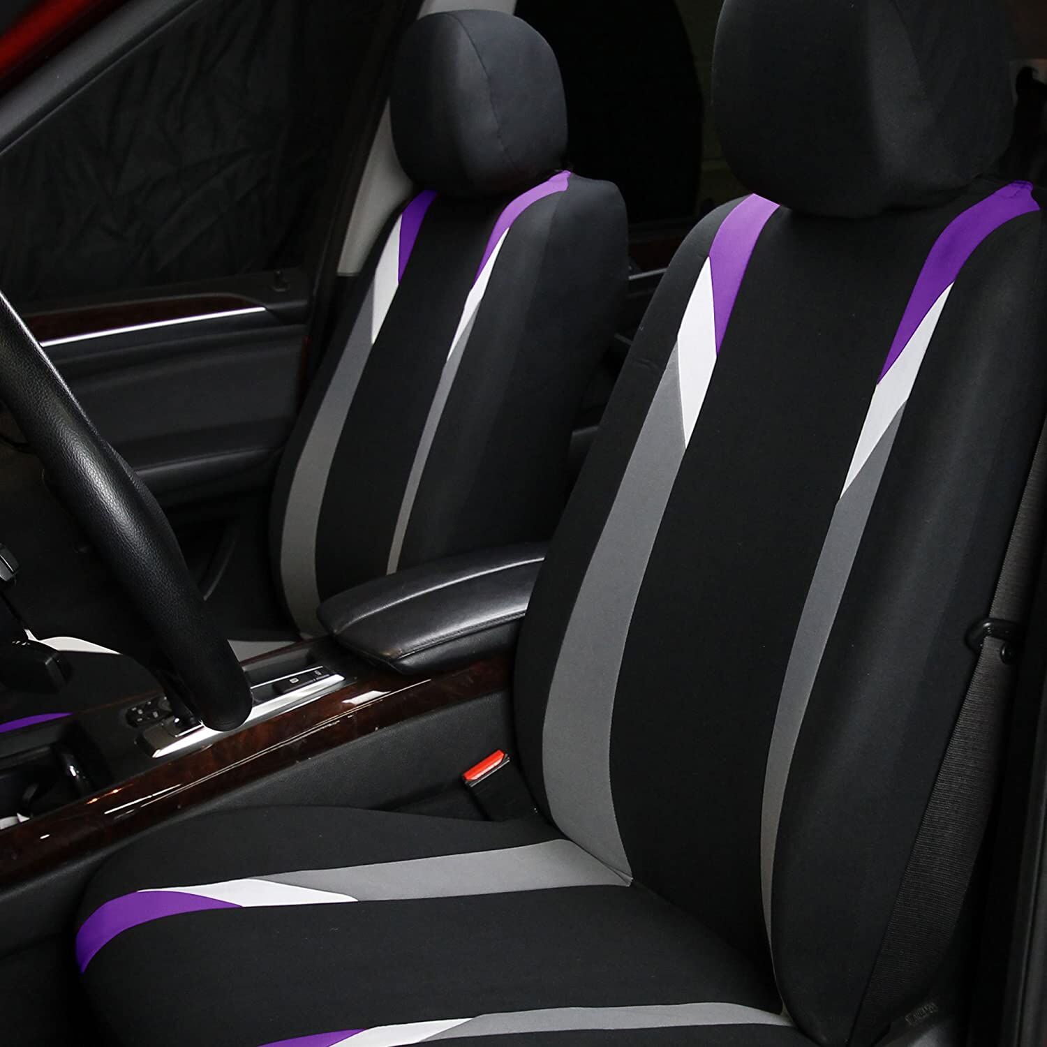 FH Group Front Set Cloth Car Seat Covers – Buy Online at AbmarketX