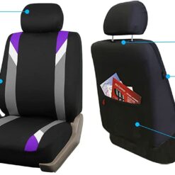 FH Group Front Set Cloth Car Seat Covers – Buy Online at AbmarketX