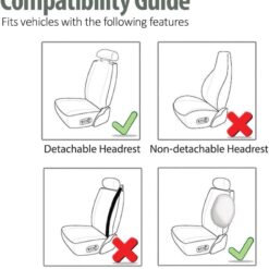FH Group Front Set Cloth Car Seat Covers – Buy Online at AbmarketX