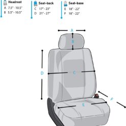 FH Group Front Set Cloth Car Seat Covers – Buy Online at AbmarketX