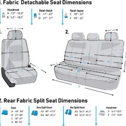 FH Group Front Set Cloth Car Seat Covers – Buy Online at AbmarketX