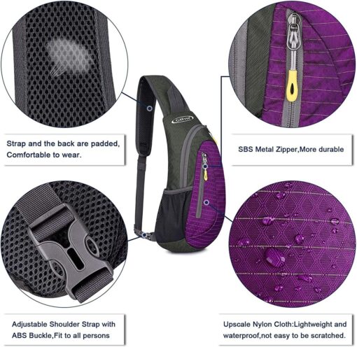 G4Free Compact Sling Bag – Purple - Image 4