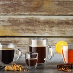 JoyJolt Savor Double‑Wall Espresso Glasses – 5.4 oz Set of 2 – Buy Online at AbmarketX