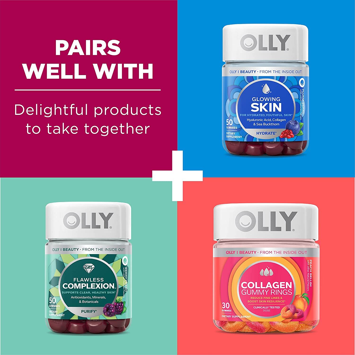 OLLY Undeniable Beauty Gummies – Buy Online at AbmarketX