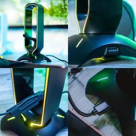 Tilted Nation Gaming Headset Stand | RGB Headphone Stand – Buy Online at AbmarketX