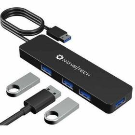 NOV8Tech 4-Port USB 3.0 Hub Splitter – Buy Online at AbmarketX