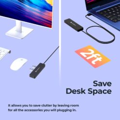 NOV8Tech 4-Port USB 3.0 Hub Splitter – Buy Online at AbmarketX