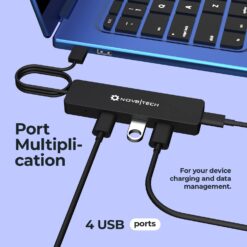 NOV8Tech 4-Port USB 3.0 Hub Splitter – Buy Online at AbmarketX