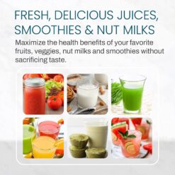 Elite Gourmet EJX600 Compact Slow Juicer – Buy Online at AbmarketX