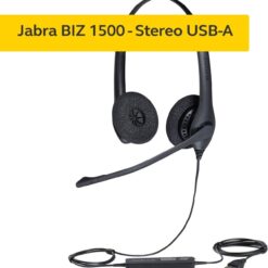 Jabra Biz 1500 USB Duo Wired Headset – Buy Online at AbmarketX