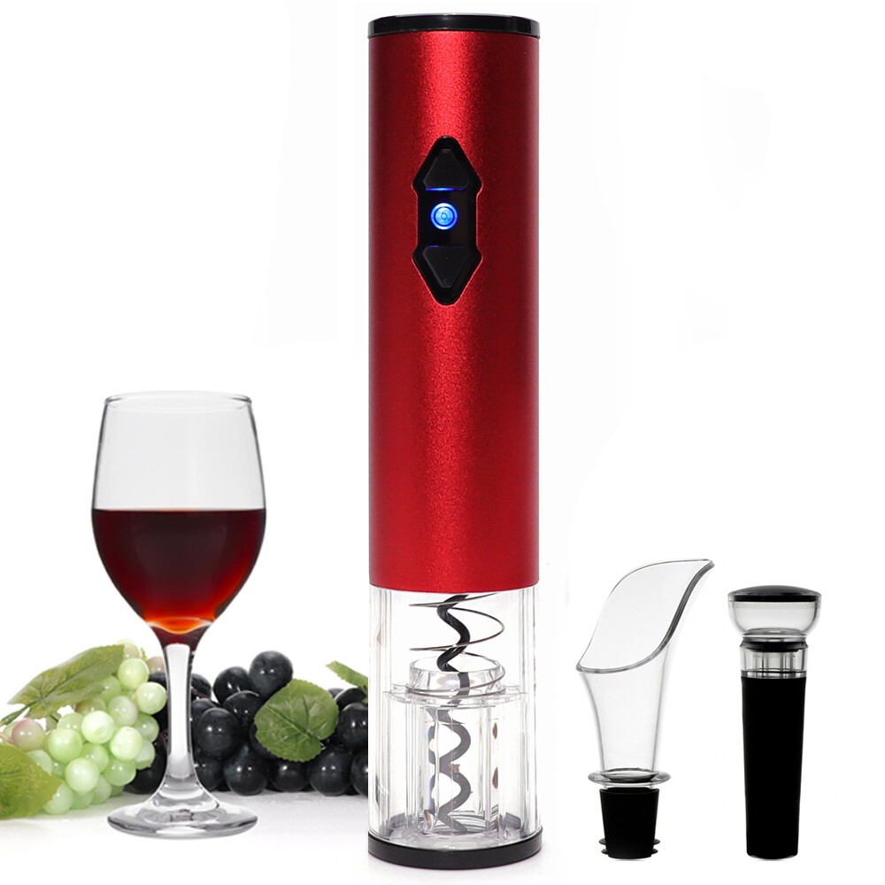 Secura Electric Wine Opener – Rechargeable (Red) – Buy Online at AbmarketX