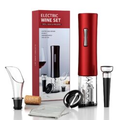 Secura Electric Wine Opener – Rechargeable (Red) – Buy Online at AbmarketX