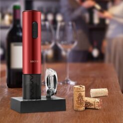 Secura Electric Wine Opener – Rechargeable (Red) – Buy Online at AbmarketX