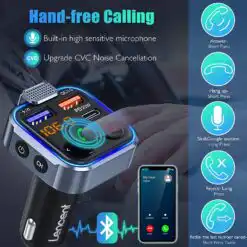 LENCENT FM Transmitter in-Car Adapter – Buy Online at AbmarketX