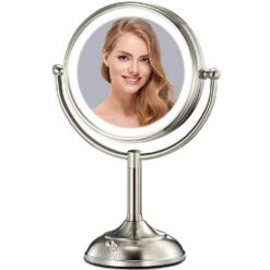 VESAUR 11" Extra Large 17" Tall Lighted Makeup Mirror