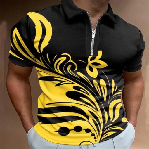 Men’s Polo T-Shirt – Casual Slim Fit Short Sleeve Top for Summer - Image 2