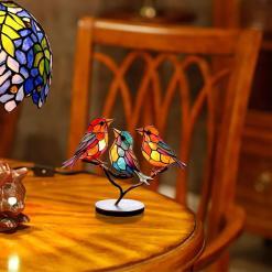 Acrylic Birds On Branch Decorative Ornament – Buy Online at AbmarketX