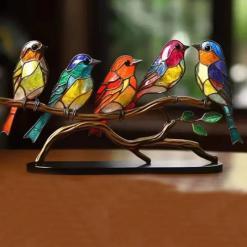 Acrylic Birds On Branch Decorative Ornament – Buy Online at AbmarketX