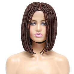 Lexqui Knotless Box Braided Lace Front Wig – Buy Online at AbmarketX