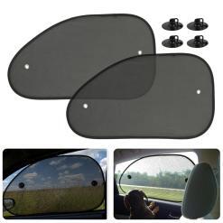 Stretchy Mesh Side Window Sunshade with Suction Cups