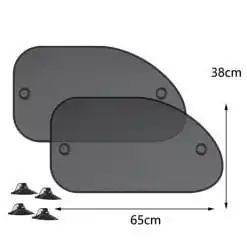 Stretchy Mesh Side Window Sunshade with Suction Cups – Buy Online at AbmarketX