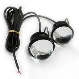 Ultra-Thin 6 W Yellow LED Fish‑Eye DRL & Fog Light – Buy Online at AbmarketX