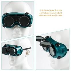 Flip‑Up Double‑Layer Welding Safety Goggles with View Protector – Buy Online at AbmarketX