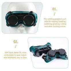 Flip‑Up Double‑Layer Welding Safety Goggles with View Protector – Buy Online at AbmarketX