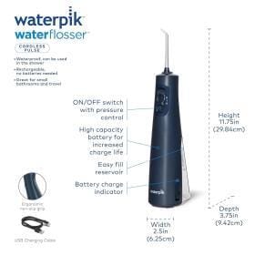 Waterpik Cordless Pulse Portable Water Flosser WF‑20 – Buy Online at AbmarketX